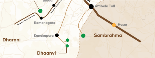 Nearby Attractions Map