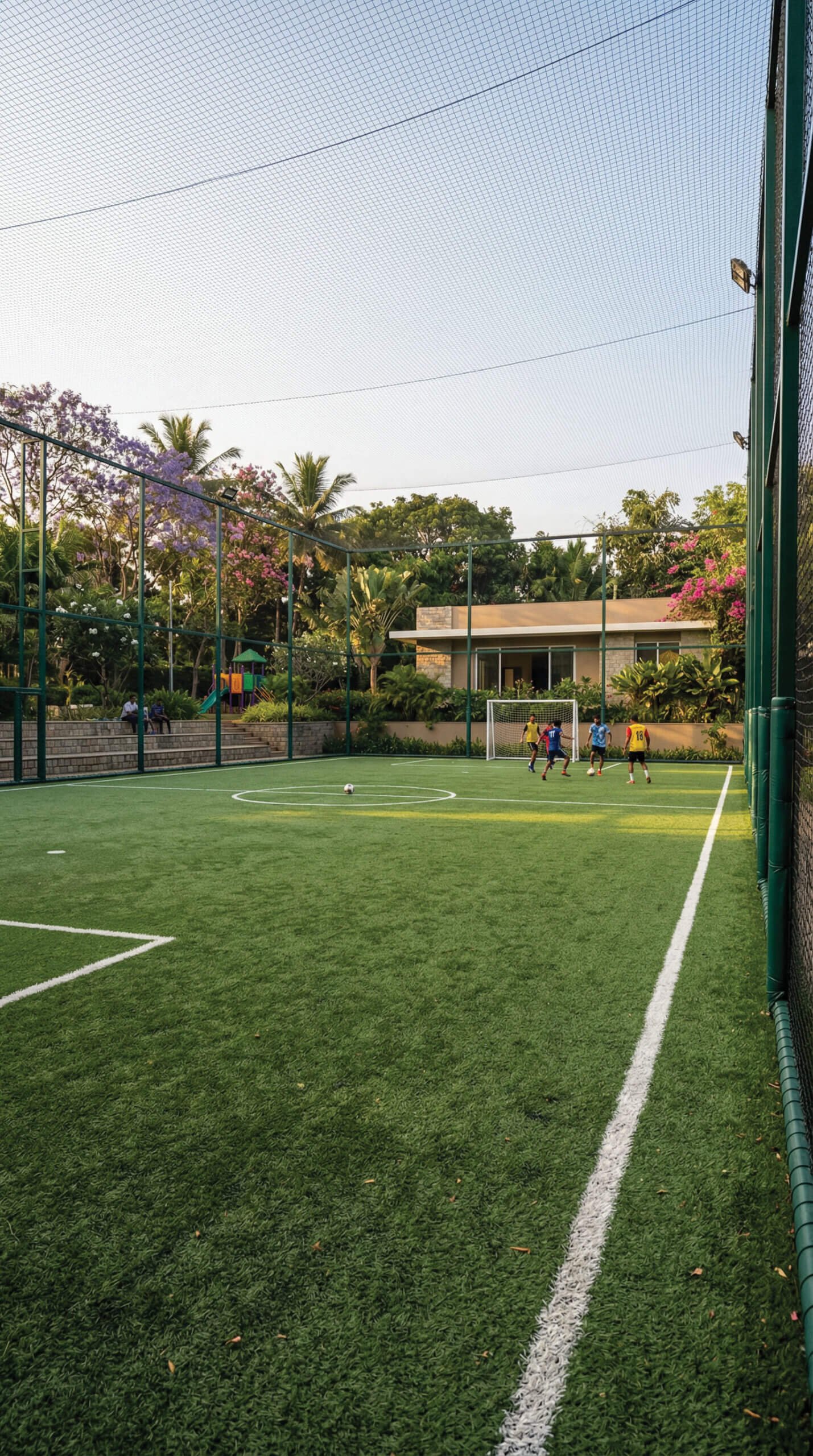 Futsal court at Hosachiguru Unnati