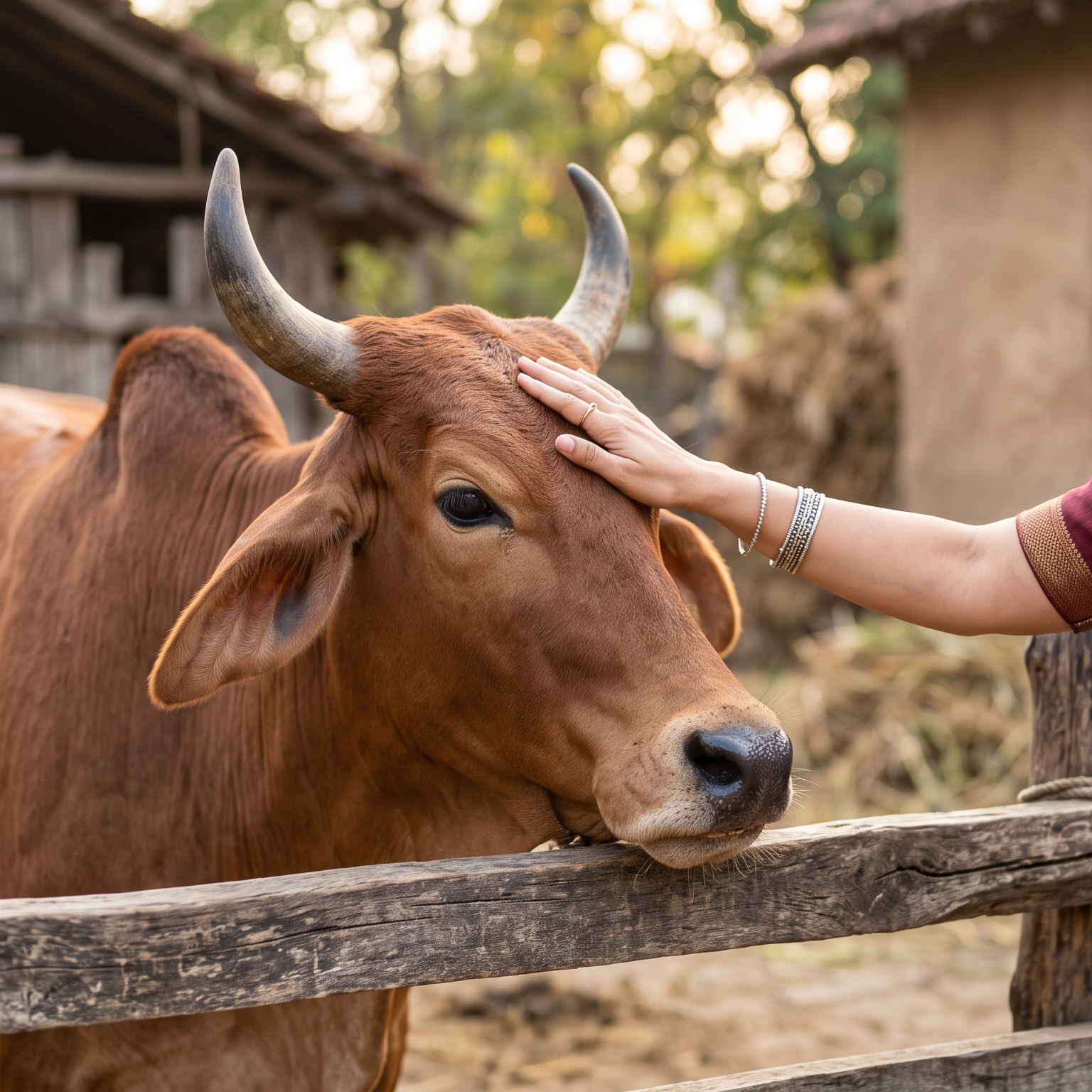 Animal Interaction Zone at Hosachiguru Sambrahma