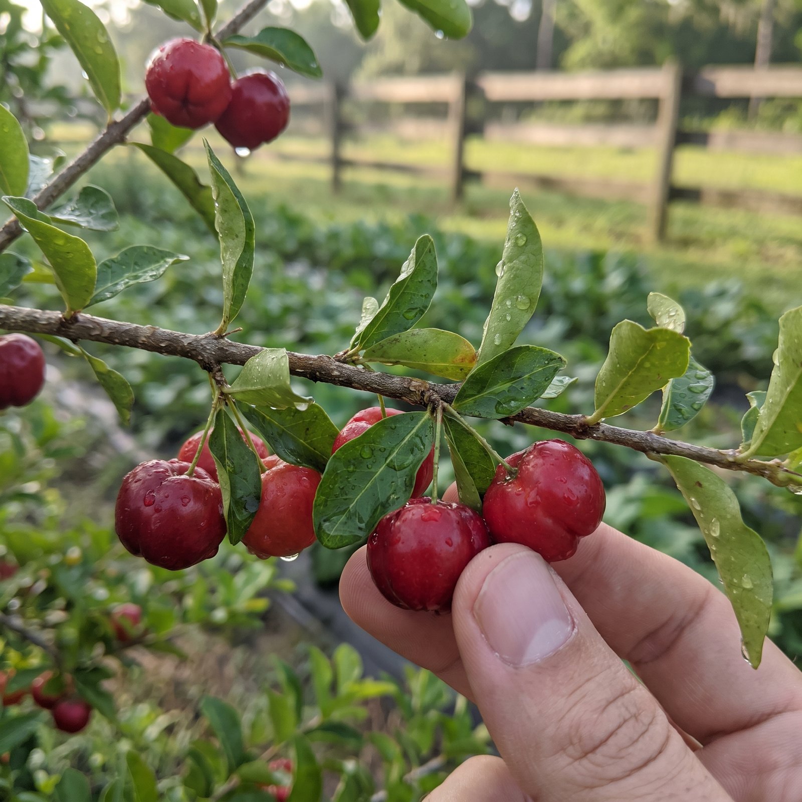 Barbados Cherries — Hosachiguru farm