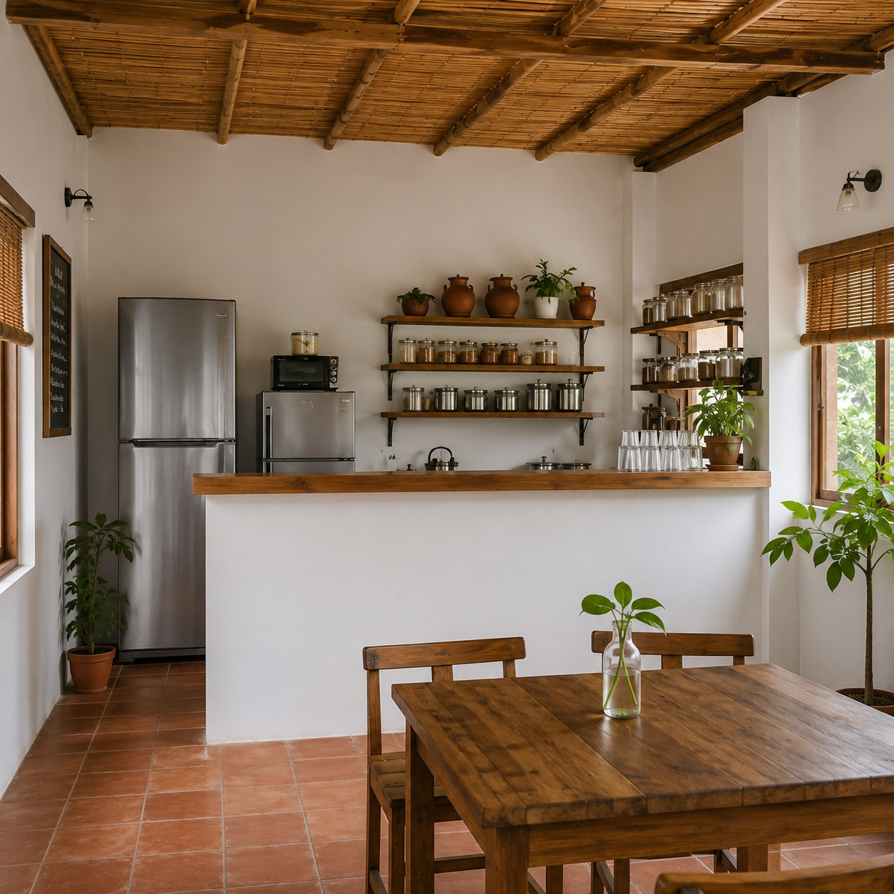 Café and Organic Kitchen at Hosachiguru Sambrahma