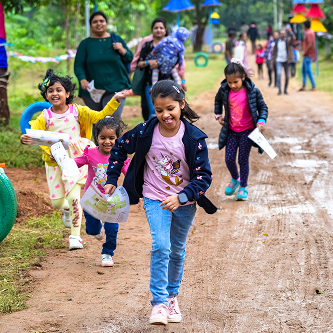 Children's Day — kids learning about farming