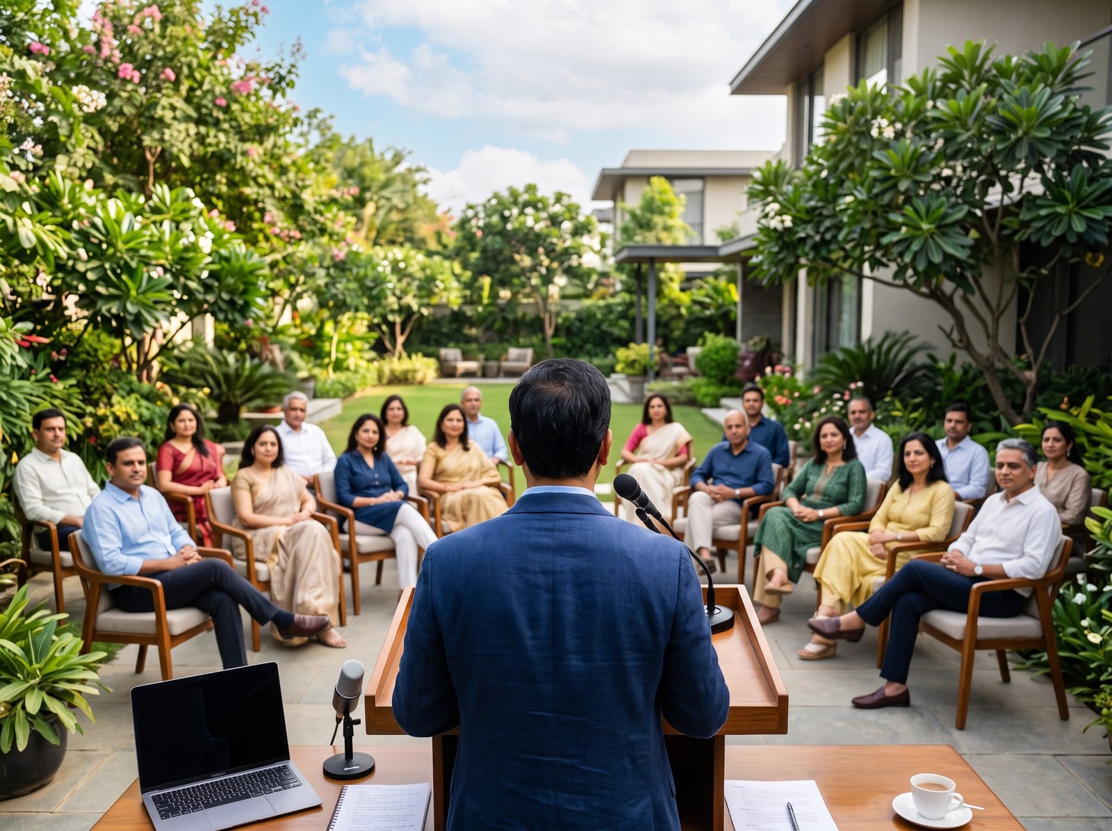 Farm Pe Charcha conversation circle with Mr Srinath Setty